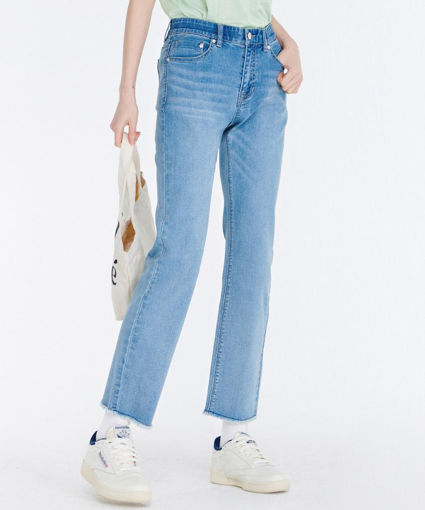 CHASECULT Women'S Hidden Banding Slim Straight Air Jeans-Cbrg2371C0D