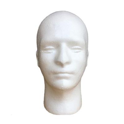 Tête de Mannequin Mâle Polyvalente en Mousse Pour Afficher les Perruques et les Chapeaux Hauteur 11 Pouces Coiffure Professionnelle