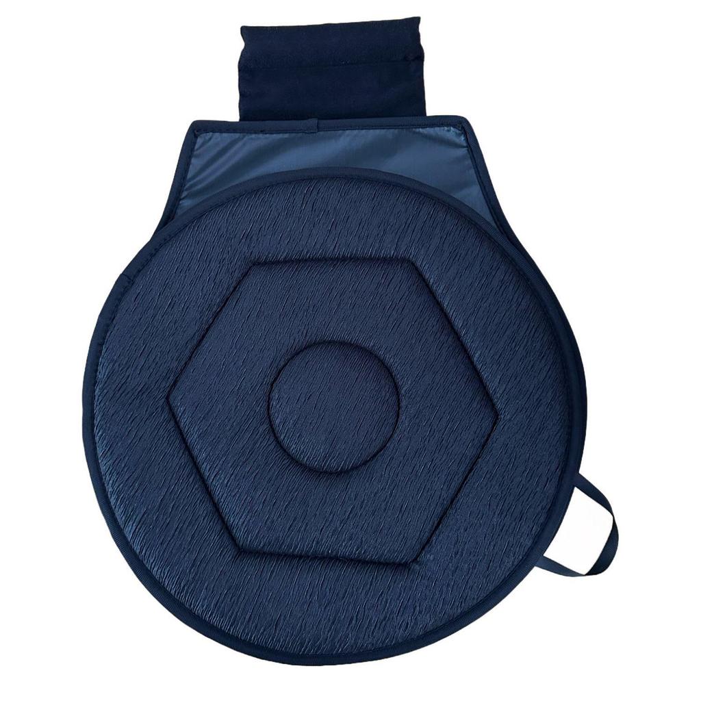 Rhombus Rotating Car Seat Cushion for Elderly and Pregnant Women - Universal Double Ring Design for All Seasons