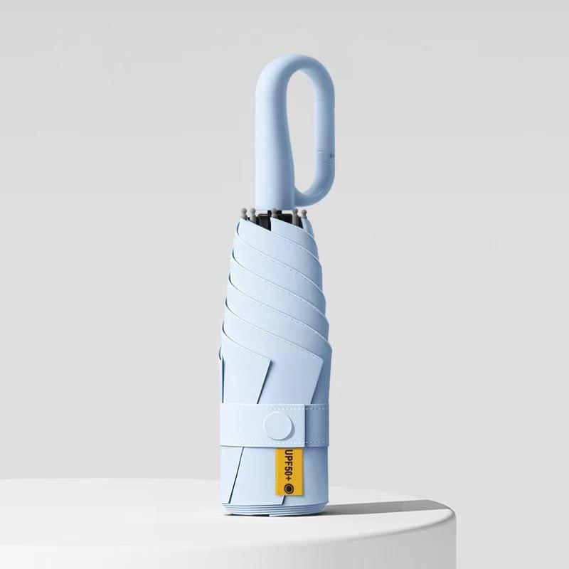 50% Off: Ultra-Light, Dual-Use Sun & Rain Pocket Umbrella for Men and Women - Mini Capsule, Five-Fold Design