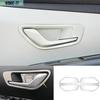 Silver Titanium Inner Door Handle Cover Trim 4PCS For Hyundai Tucson -