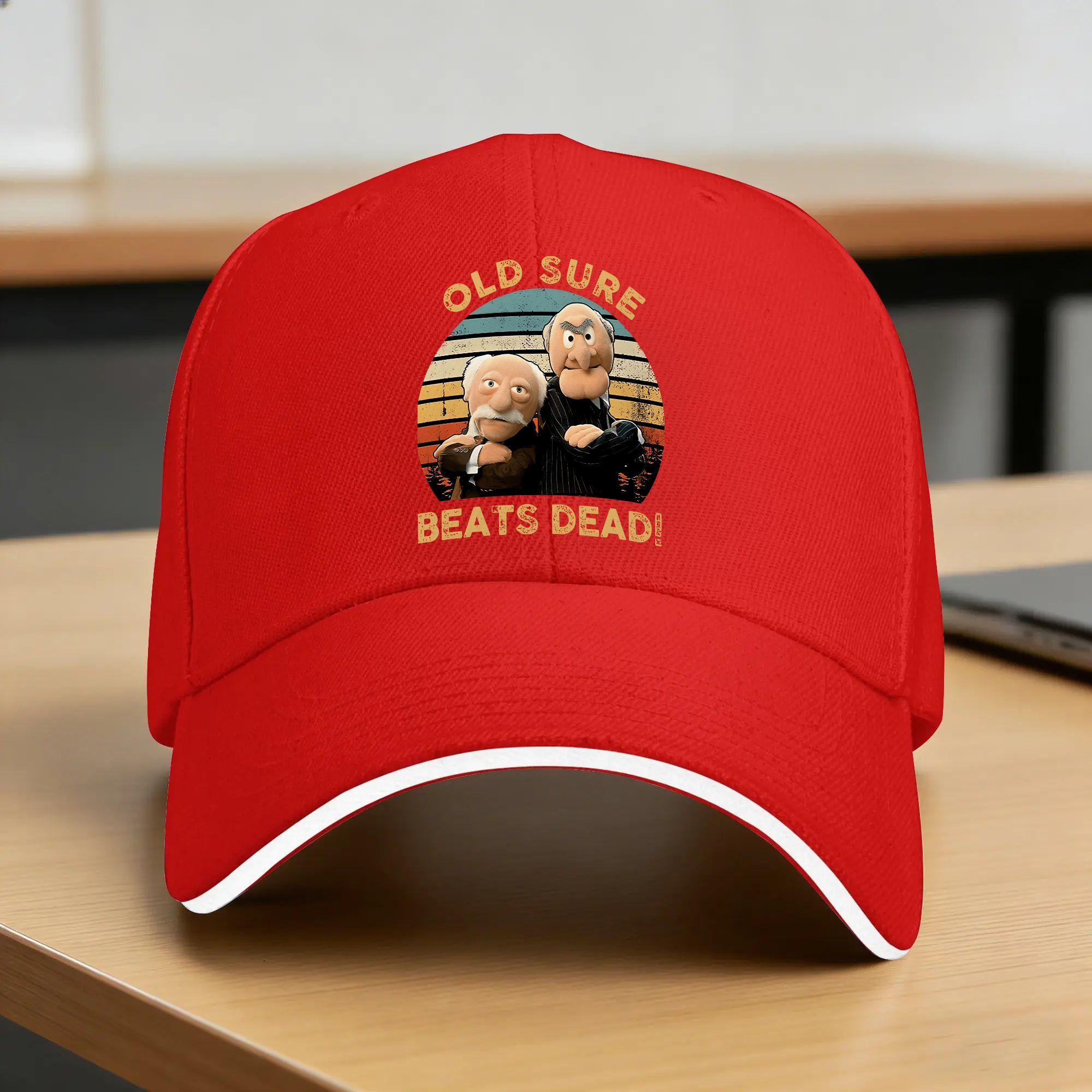 Statler and Waldorf Sun Baseball Cap  Summer Stylish Trucker Hat For Couple Women Running Hippie Baseball Caps One Size