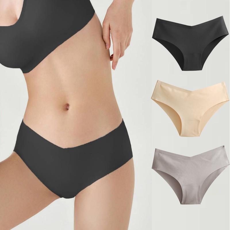 

FINETOO женские сексуальные трусы с V-образной талией, бесшовные трусики для женщин