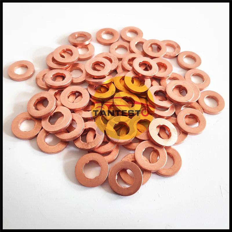 7x15mm/9x18mm Diesel Common Rail Injector Nozzle Copper Washer Seal O Ring Pad Gasket Pump Repair Tool