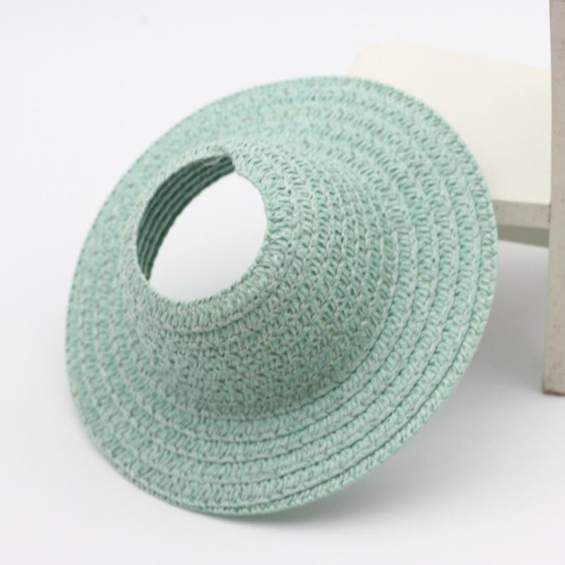 Only Hat Labubu Empty Straw Hat Pastoral Style Doll Accessories Hat Spring Summer Outing
