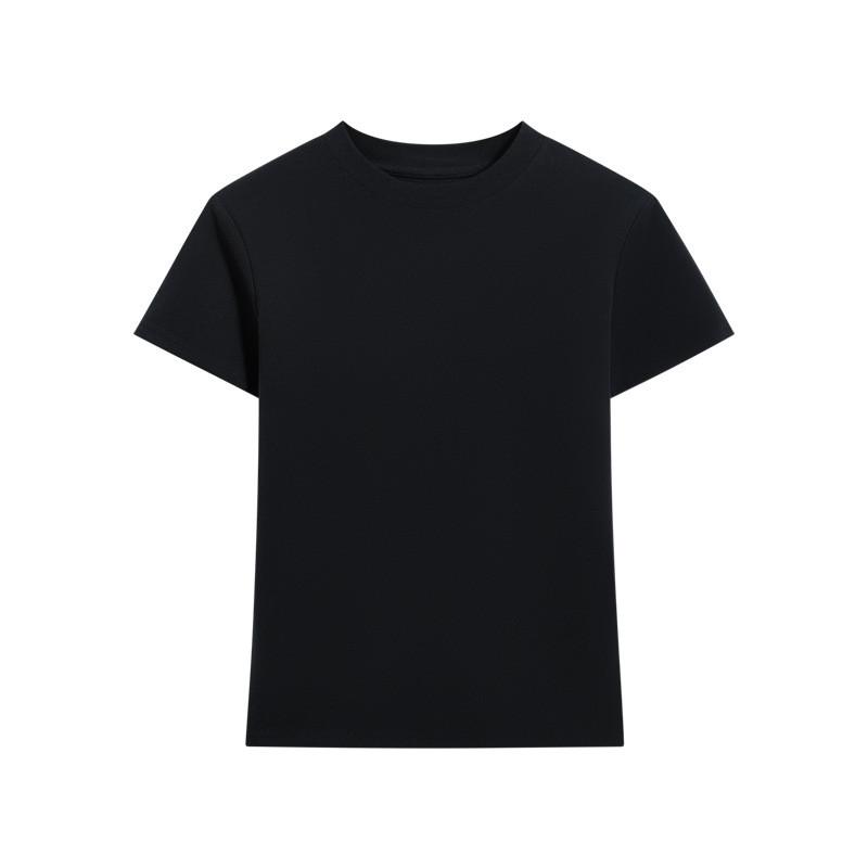 Korean Style Short Sleeve T Shirt For Women With Cotton Lycra Fabric Casual Fit Easy Care