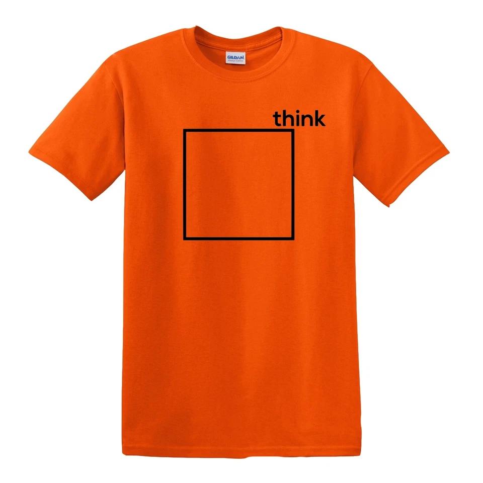 THINK OUTSIDE THE BOX | Men s | T-SHIRT FUNNY | TOP TEE 7 L