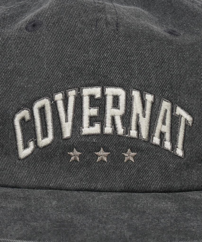 COVERNAT Arch Logo Vintage 5-Panel Cap Charcoal