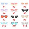 Stylish And Chic Women Ladies Retro Cat Eye Sunglasses Featuring Reflective Fashion Design