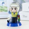 Shushu Guardian Traffic Police Car Dashboard Ornament - Creative Cute Cartoon Doll Gift for Men