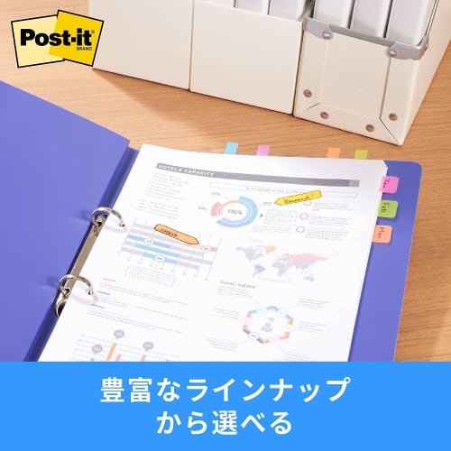 Post-it Film Sticky Notes Super Durable Thick Green Blue Red 38.1 X 25.4 Mm 22 Sheets X 3 Pads 686L-GBR