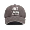 Trendy Versatile Hip Hop Letter Printing Washed Old Soft Top Sunshade Baseball Cap Unisex Baseball Cap