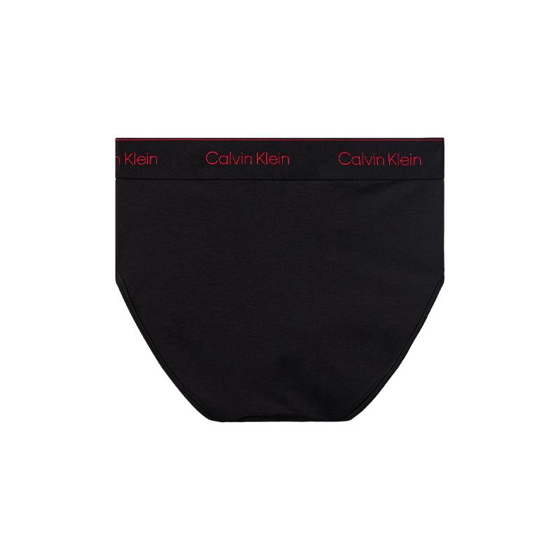 Calvin Klein Cross Jacquard Strap Triangle Underwear Women Underwear Space-Black 40447WT