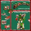 MOULD KING 12028 Technical Car Building Block MOC 2 In 1 Changing Robot and Winter Holiday Train Model Toys Kids Christmas Gift