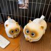 Cartoon Cat Tissue Box, Living Room Desktop Ceramic Paper Box, Household High-End Ornament Creative Napkin Paper Box