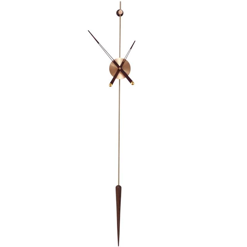 Современные Большие Настенные Часы Гостиная Испания Деревянные Часы Искусство Индивидуальные Часы Бесшумные Настенные Украшения Минималистичное Украшение Rotate Diameter 40CM