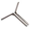 Hochleistungs-Edelstahl-Regalwinkel, Dreieckiger Metall-Wandwinkel 6/8/10/12/14/16 (Zoll), 2er-Pack