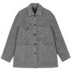 JNBY Wool Blend Loose-Fit Lapel Jacket