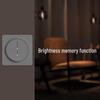 Zigbee Tuya Stepless Dimming Smart Home Rotary Switch with APP & Voice Control