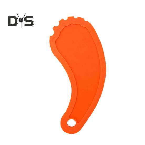 

Скребок для гриля барбекю, без щетины, чистящий решетку для гриля из PLA, металлический скребок, универсальный инструмент для барбекю, для круглых V-образных грилей, портативные кухонные гаджеты оранжевый