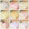 Doll Clothes Miniature Bed Sheet With Pillow Doll Bedding Four Piece  Doll House Accessories
