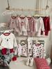 Unisex Children's Thickened Flannel Pajama Set - New Year Christmas Series