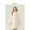 Children's Fur Coat 2025 Autumn and Winter New Style Girls' Medium and Large Faux Mink Fur Coat for Little Girls, Mid-Length