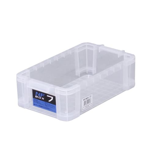 

JEJ Astage NF Box #7 Clear Disaster Preparedness Box, W 19.3 x D 34.2 x H 9.9 cm
