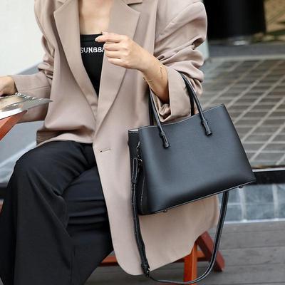 2025 Borsa da Donna di Alta Gamma in Vera Pelle a Spalla, a Mano e a Tracolla - Grande Capacità, Design Commuter Lussuoso in Pelle Bovina.