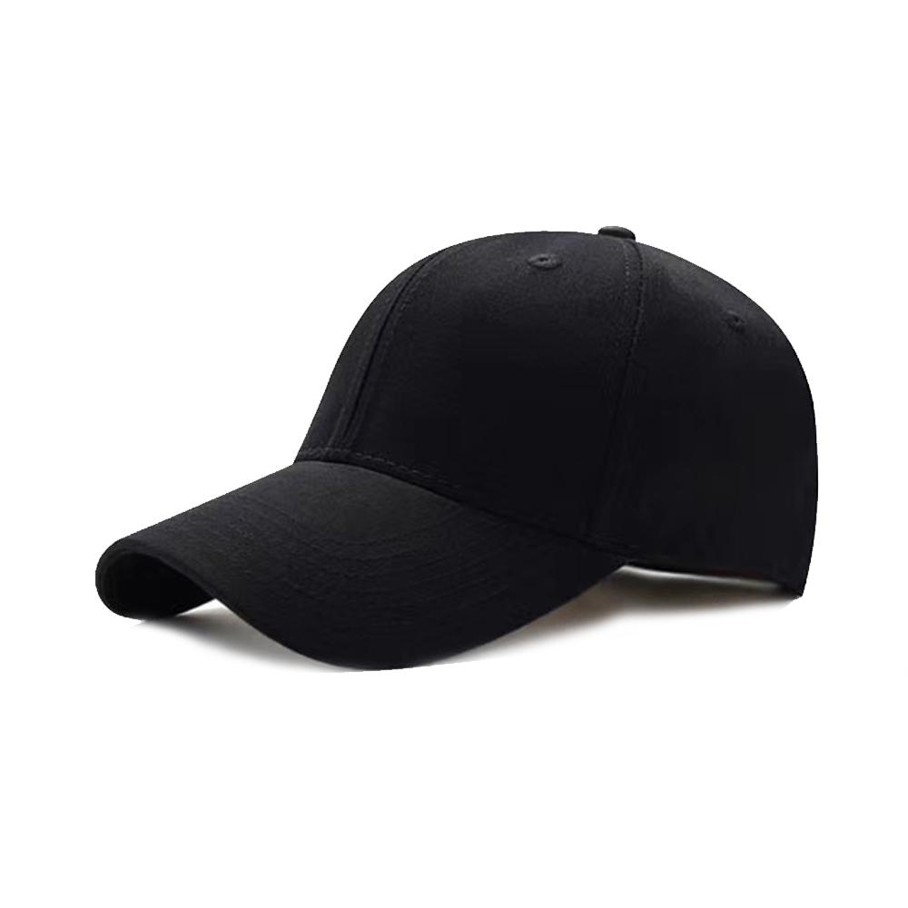 White 100% Cotton Twill Sport Baseball Cap with 6 Panels