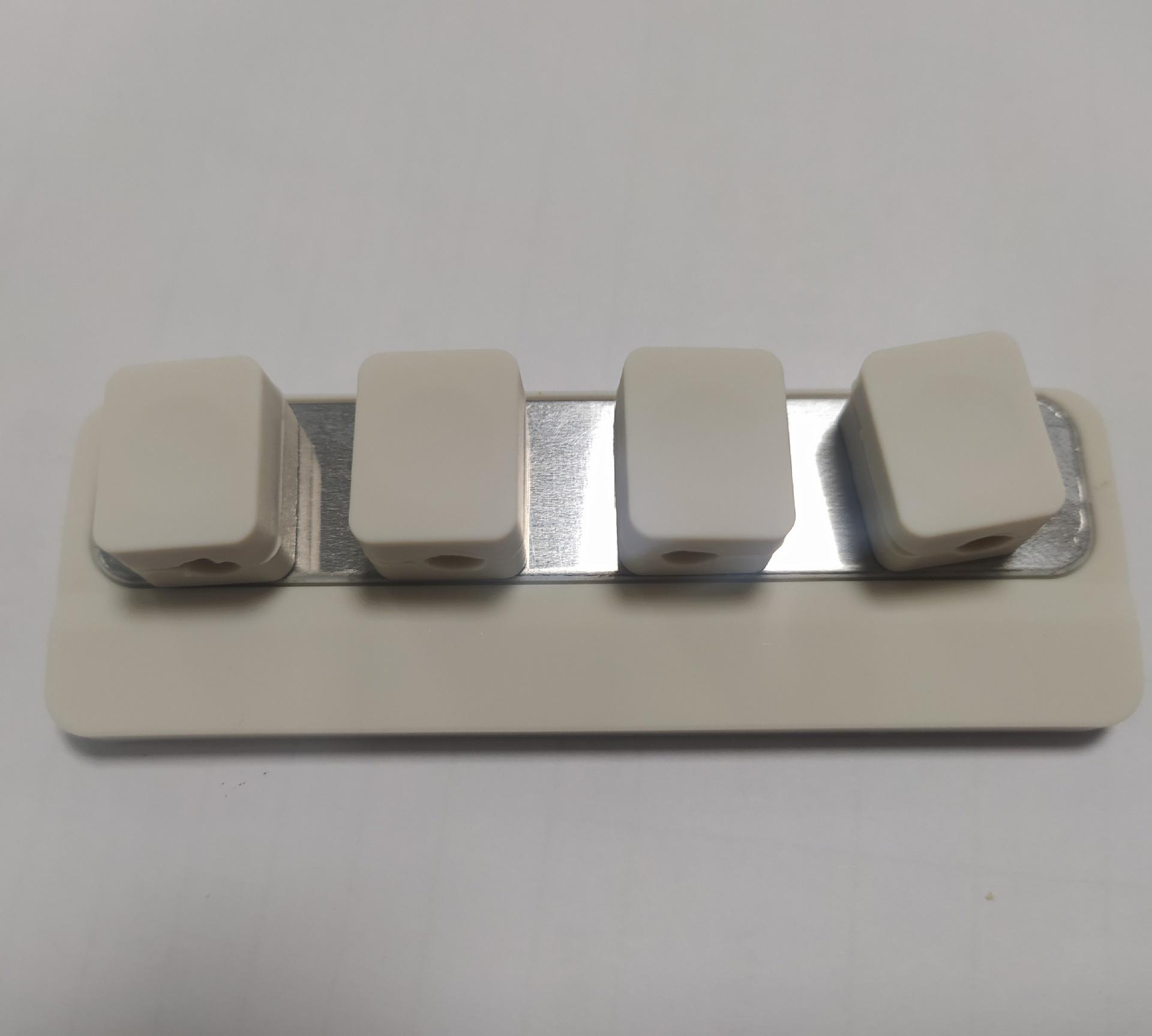 

Силиконовый магнитный органайзер и протектор для кабеля - настольный держатель для кабеля передачи данных и чехол для хранения слоновая кость/белый