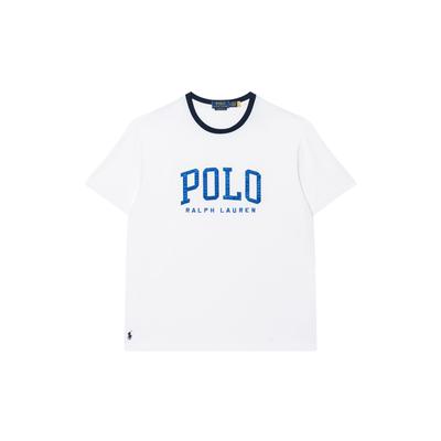 Polo Color Blocked Polo Kragen Buchstaben Stickerei Kurzarm T-Shirt Herren T-Shirt 710694466-004