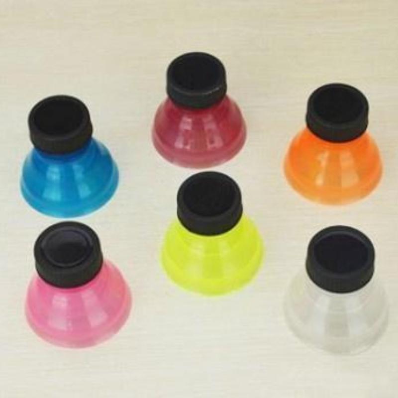 5pcs Creative Can Convert Soda Savers Toppers Reusable Bottle Cap Drink Lids Opener Resealable Tops Random Color