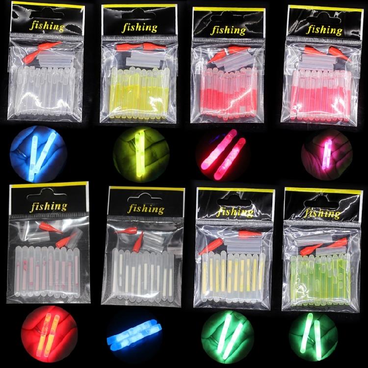 10Pcs/lot Fishing Fluorescent Lightsticks Fishing Sticks Light for Night Fishing