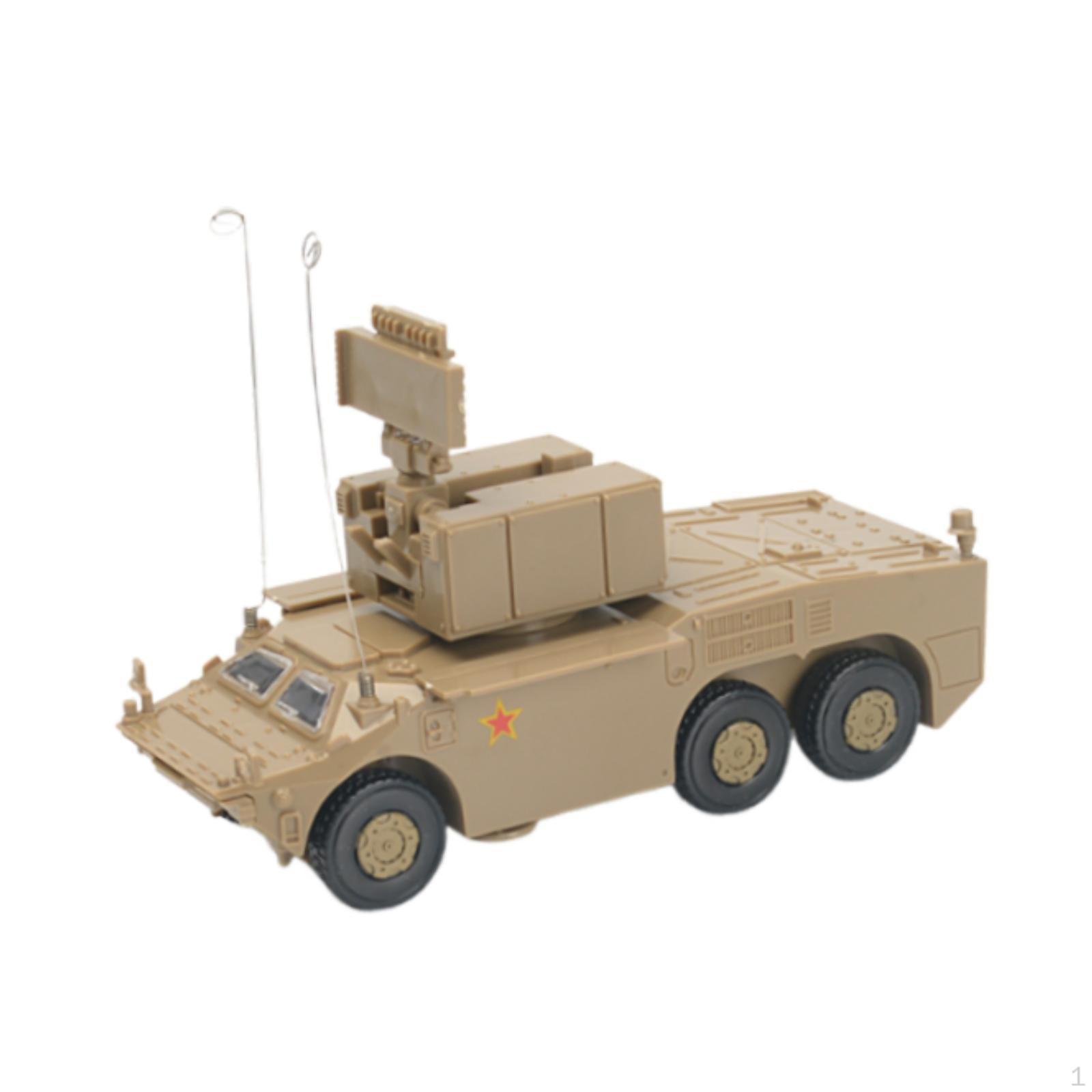 

1/72 Бронемашина 4D Сборка Симуляция Настольное украшение для Коллекционирования жёлтый