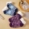 Damen Verdicken Winter Warm Rutschfeste Bodensocken Schnee Schlaf Teppich Hausschuhe Socken