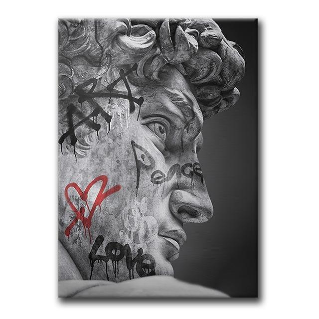 

Скульптура Давида, картина маслом, художественные плакаты и гравюра, мотивация, современное украшение для дома и гостиной 21cm×30cm NoFrame