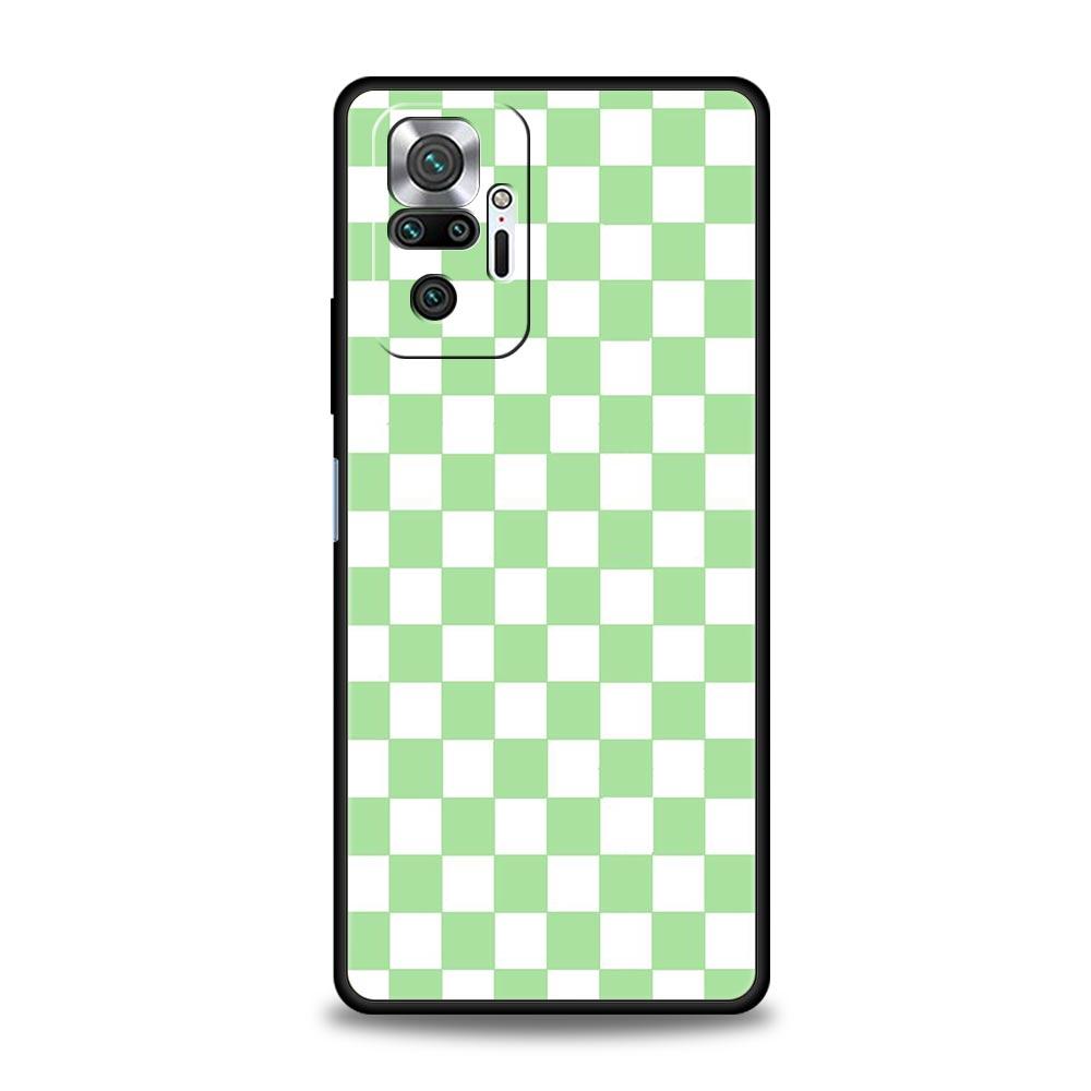 Phone Case For Xiaomi Redmi Note 14 13 12 5G 11 10 Pro Plus 4G 9S 9 14C 13C 12C 10C 9C 9A Cover Retro Classic Chess Board Grid