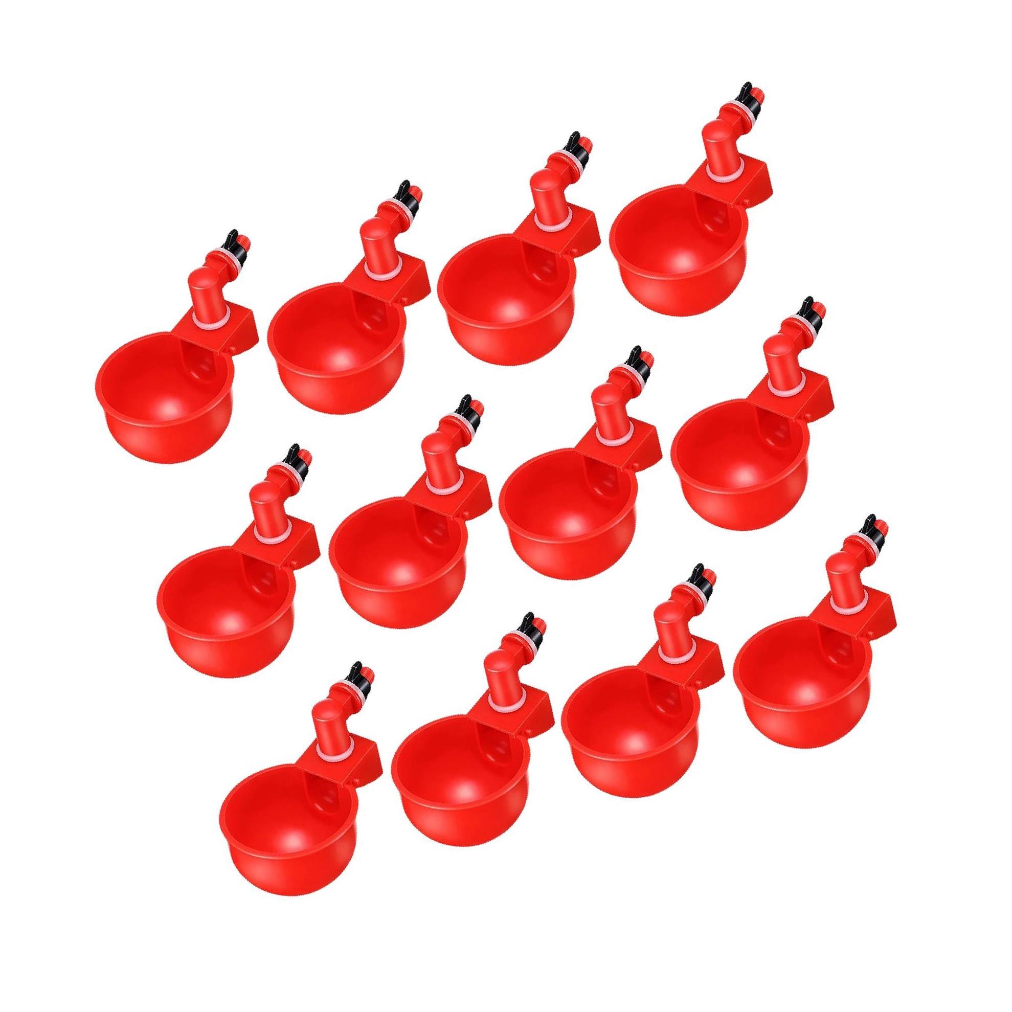 

812Pcs Automatic Poultry Water Drinker Cup Coop Bowl for Chickens Durable and Efficient