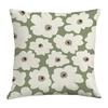 Simple Nordic Ins Style Home Pillow, Morandi Green Living Room Pillow, Soft Literary Abstract and Fresh Sofa Decoration