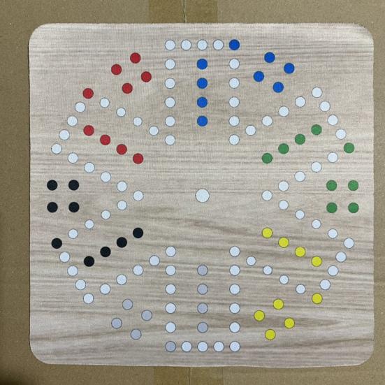 1 Set 6 Spieler Fliegen Schach Spiel mit Gummi Schachbrett 24 Schach