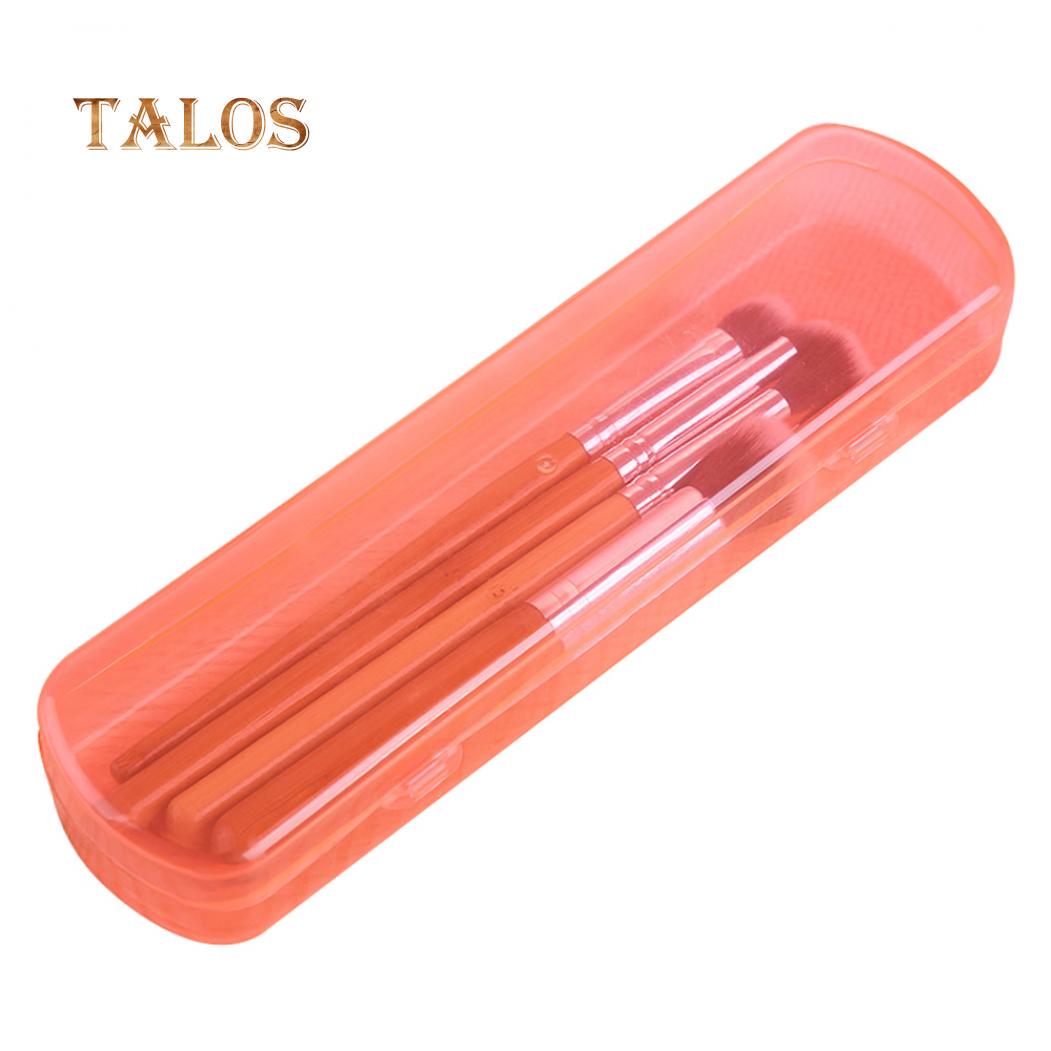 

Переносной контейнер для хранения зубной щетки и зубной пасты для путешествий светло-розовый