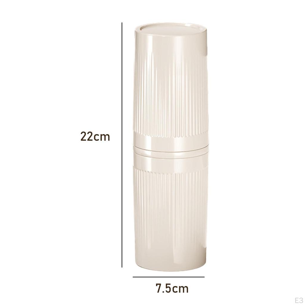 Compact Toothbrush Holder And Mouthwash Cup Set for Travel