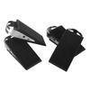 4PCS Door Stoppers for Bottom of Door Rubber Stainless Steel Anti Slip Heavy Duty Door Stop Holder for Home Dorm Office