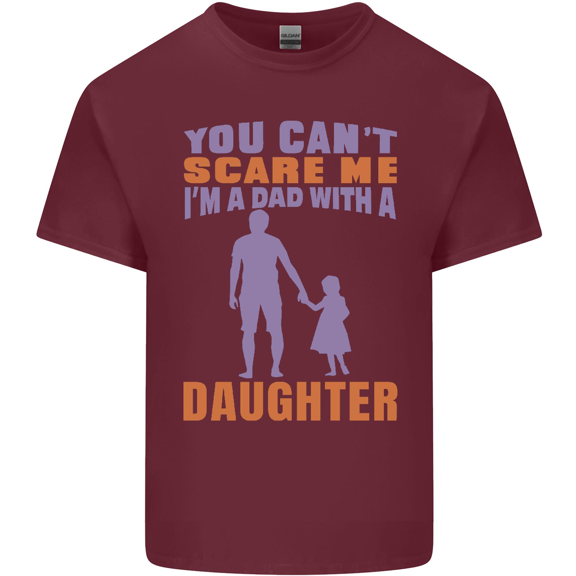 Dad With a Daughter Funny Fathers Day Unisexs Light Cotton TShirt S