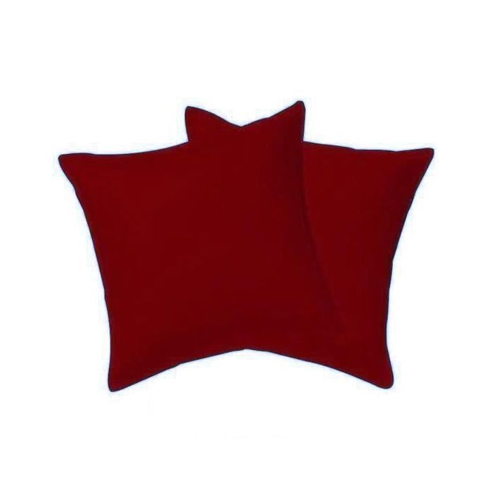 Housse de couette - HOMEROKK - 240x260cm - 100% Coton - 2 Taies d'oreiller - Rouge