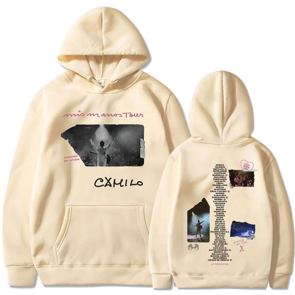 Singer Camilo Tour Hoodies Men Women Clothing Fleece Hooded Sweatshirts Fashion Hip Hop Long Sleeves Pullovers Streetwear