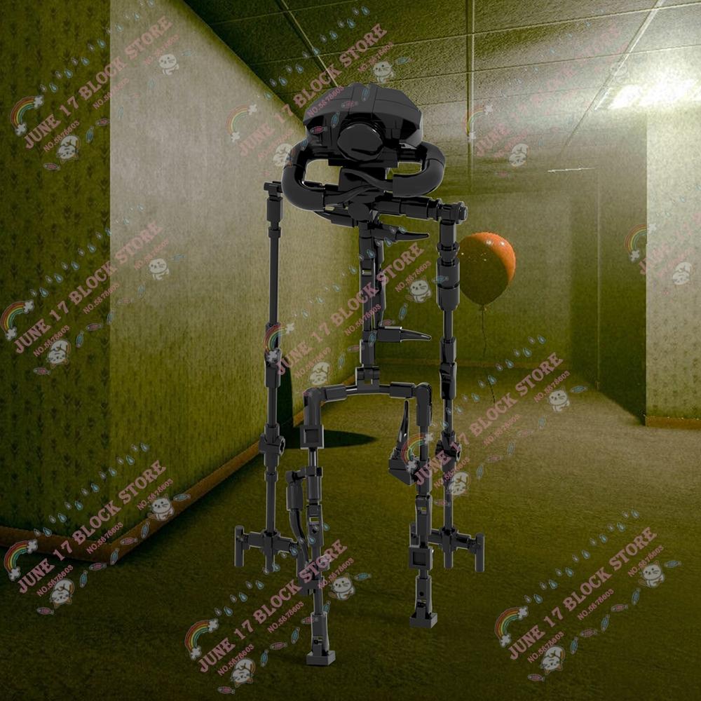 MOOXI Backroomed Horror Figuren Partystörer Fortgeschrittenes MOC Bausteine Set Erwachsene Modelle Steine Diorama Dekorationen Kinder Spielzeug