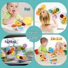 Educational Baby Cartoon Teether & Bath Spinner Toy
