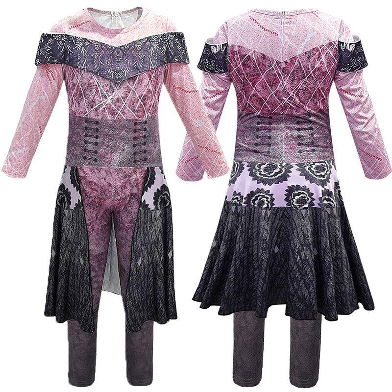 Stilvoller und bequemer Descendants 3 Böse Audrey Kinder Jumpsuit Kostüm für die Faschingsparty